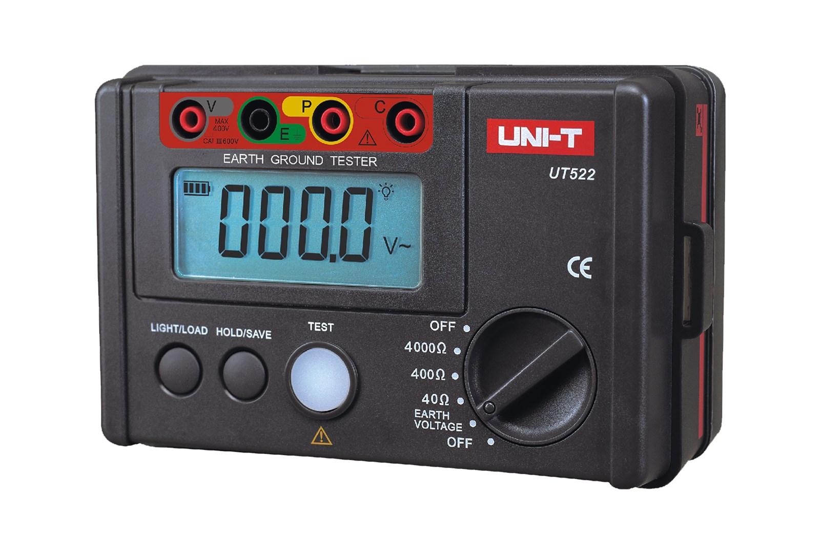 UNI-T UT522 jordmodstandsmÃ¥ler - Earth Ground Tester billede