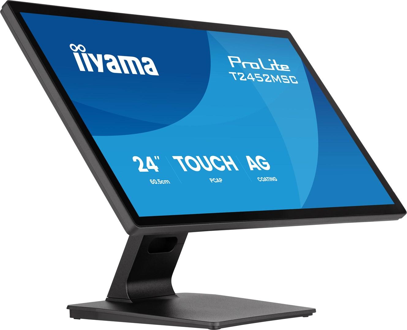 iiyama ProLite T2452MSC-B2AG 24" Full HD IPS touchskærm - sort billede