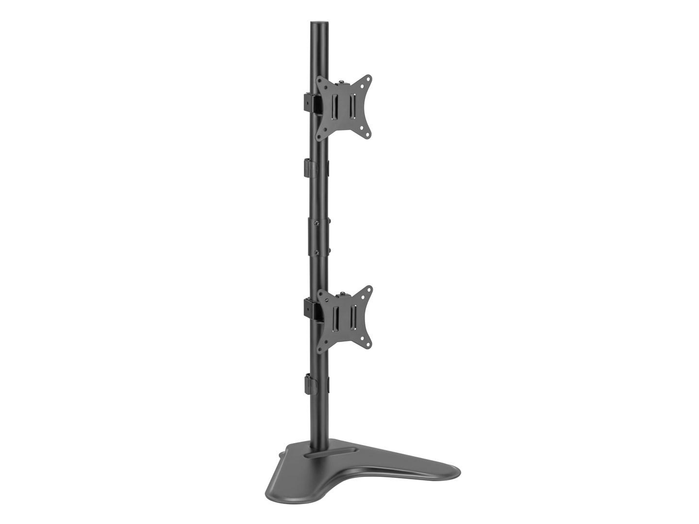 EQUIP 17"-32" lodret dobbelt skærmstand til bord