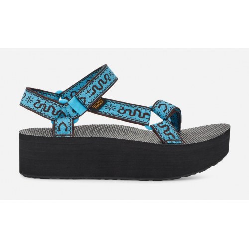 Flatform Universal sandaler - sort plateau, veganske, genanvendte materialer