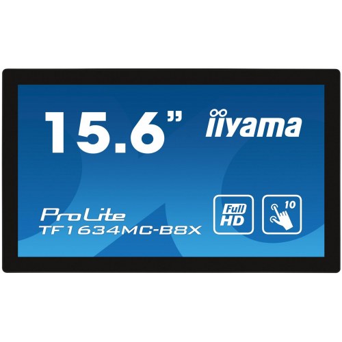 iiyama ProLite TF1634MC-B8X 15,6" Full HD touchskærm - LED, 10-punkts multi-touch, sort