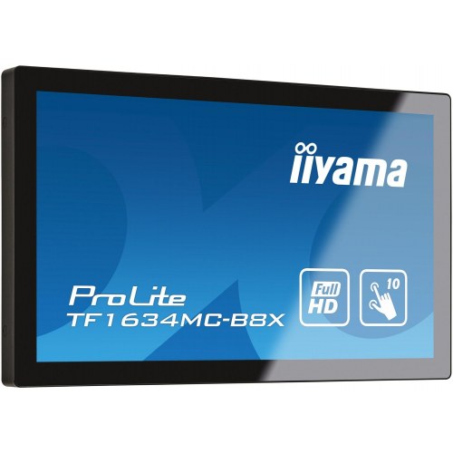 iiyama ProLite TF1634MC-B8X 15,6" Full HD touchskærm - LED, 10-punkts multi-touch, sort