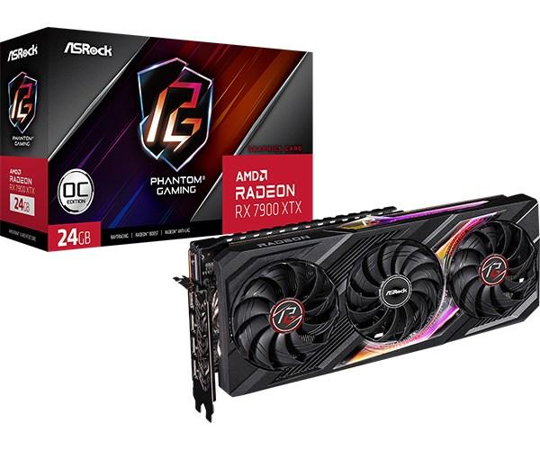 ASRock Phantom Gaming Radeon RX 7900 XTX 24 GB GDDR6 grafikkort