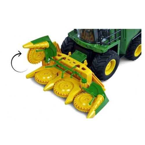 Fjernstyret majs-/foderhøster 1:24 - RC traktor med lys, 2WD, 2,4 GHz