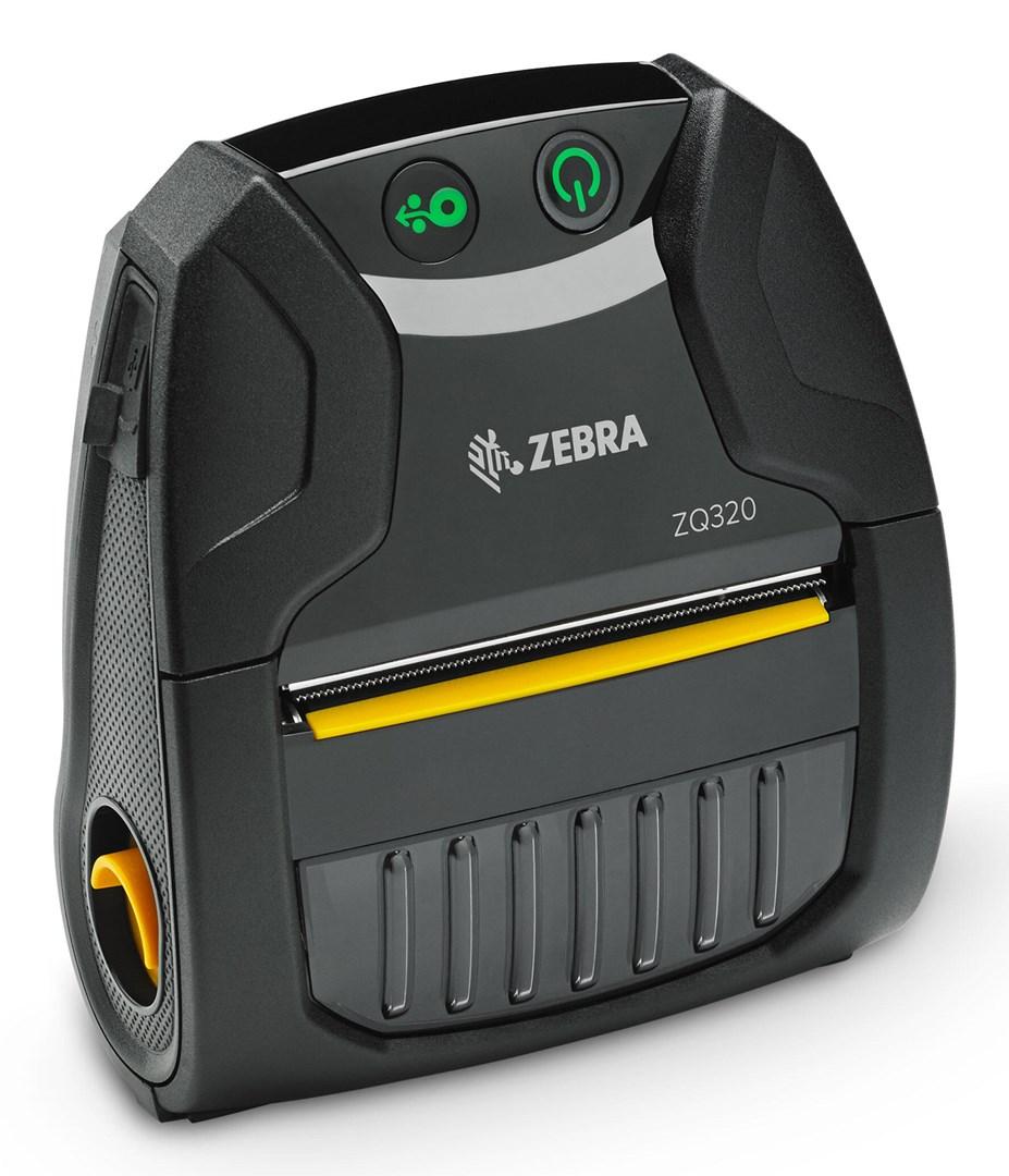 Zebra ZQ320 Plus mobil labelprinter - direct thermal, 203 dpi, 100 mm/sek, Bluetooth/USB