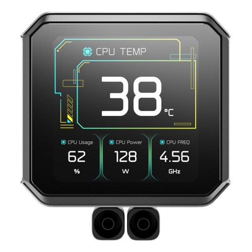 DeepCool Spartacus 420 - væskekøler til CPU, 3×140 mm, sort