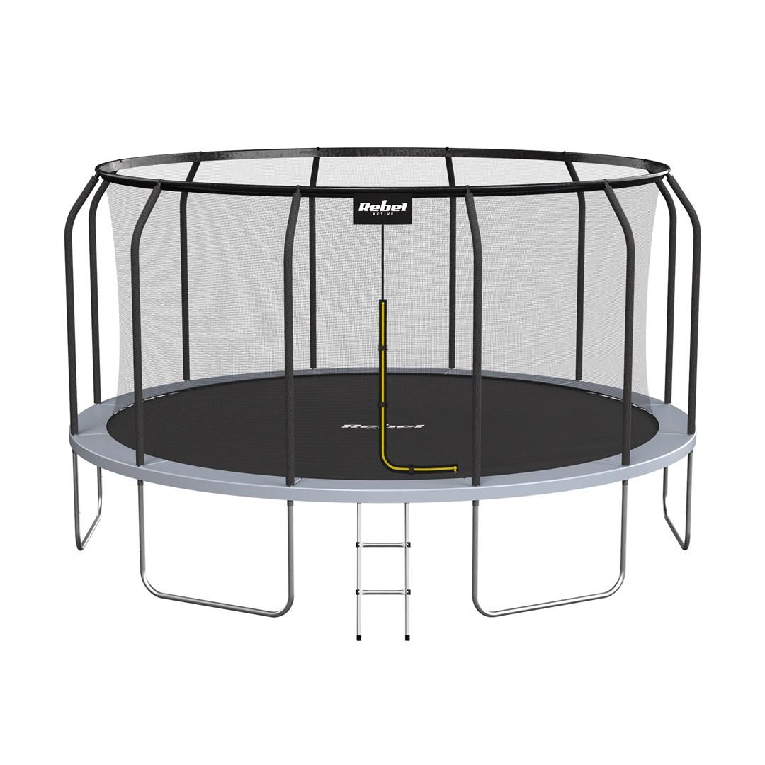 Rebel Active PRO trampolin 14 ft / 427 cm med sikkerhedsnet og stige