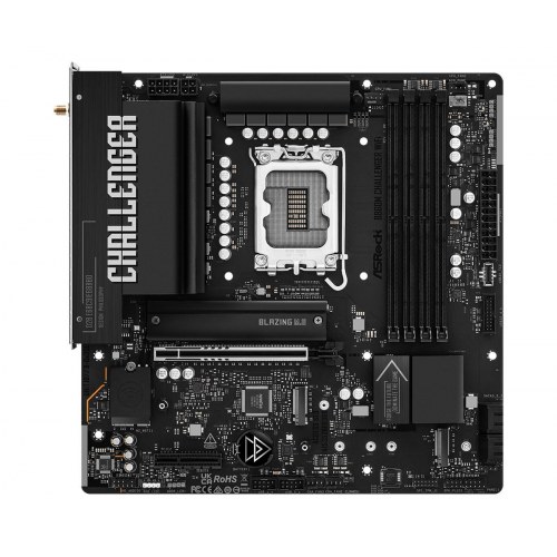 ASRock B860M Challenger WiFi bundkort - Intel B860, LGA 1851, micro ATX