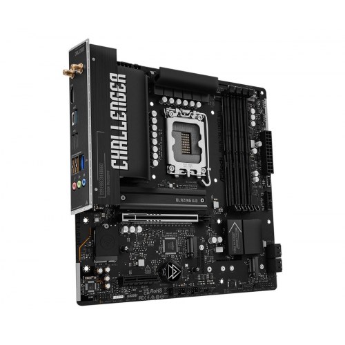 ASRock B860M Challenger WiFi bundkort - Intel B860, LGA 1851, micro ATX
