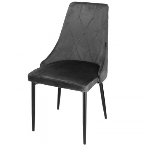 Spisestuestol HF0031 - grå, 45 × 50 × 90 cm