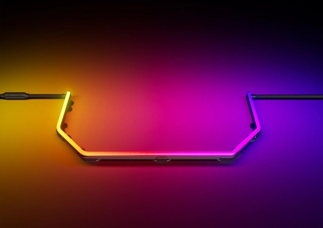 Hyte Noodle Universal RGB lysforstærkningssæt - sort