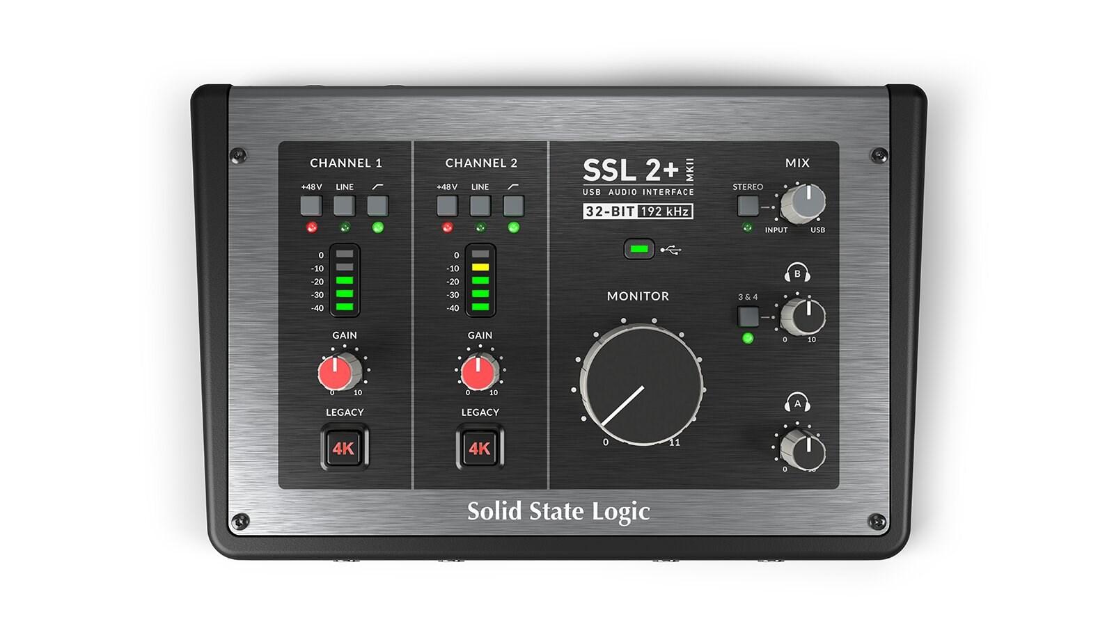 Solid State Logic SSL 2+ MKII - USB-C lydinterface 2x2