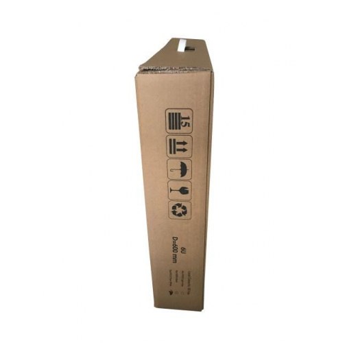 Væghængt 19" rackskab 9U - hvid, 60 cm dyb (WGB-1909WS.60)