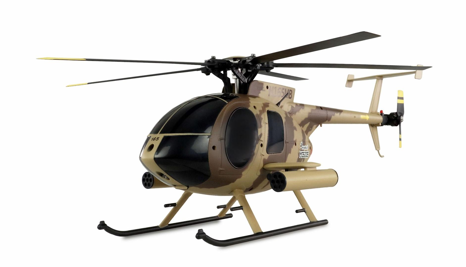 AFX MD500E fjernstyret helikopter - RTF, 4 kanaler, elektrisk