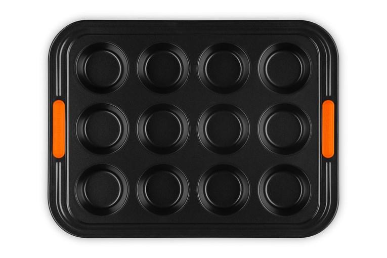 Le Creuset muffinsbageform - 12 stk., rektangulær, non-stick billede