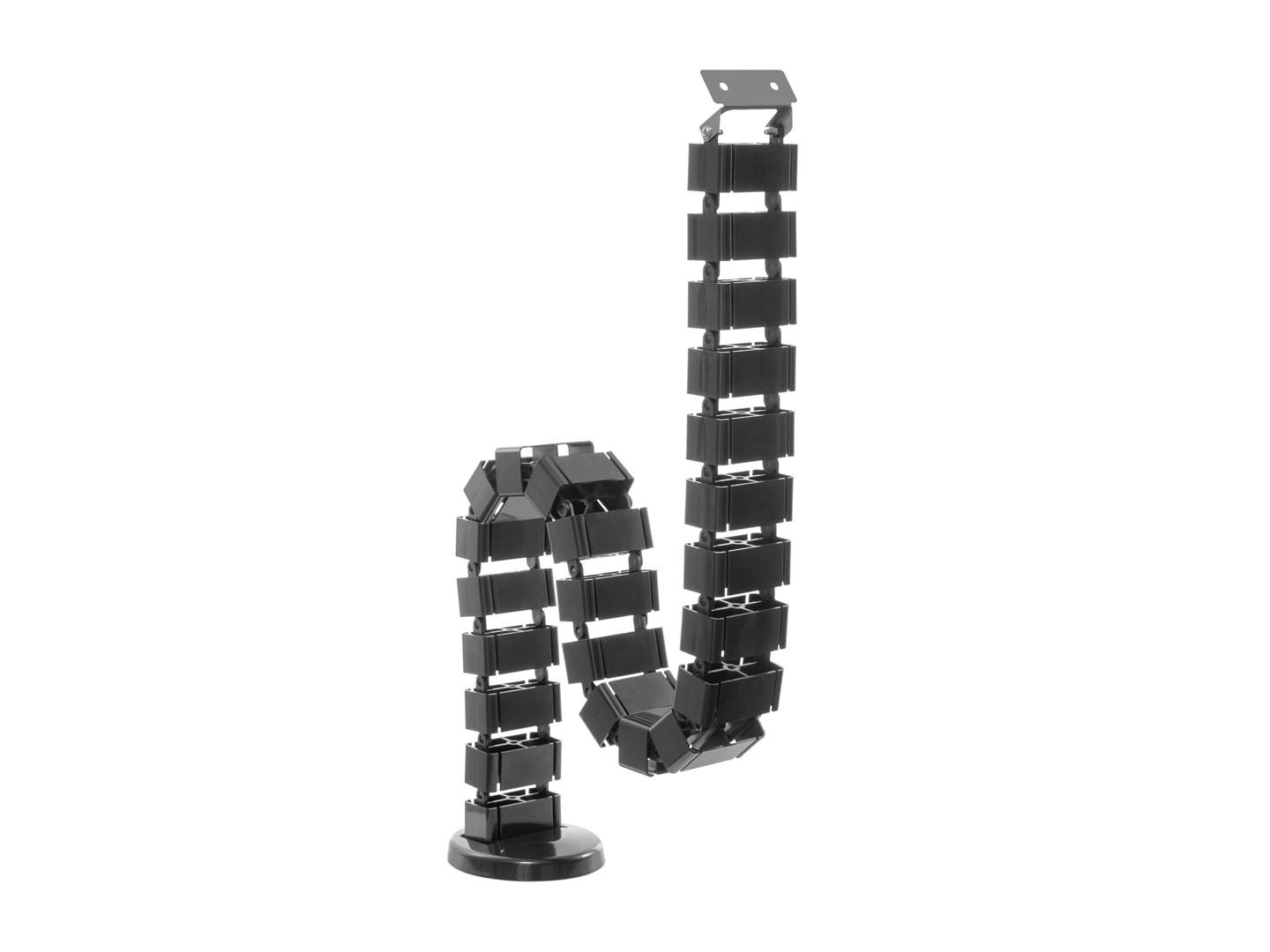 EQUIP Spine kabelorganisator - sort, gulvmodel billede