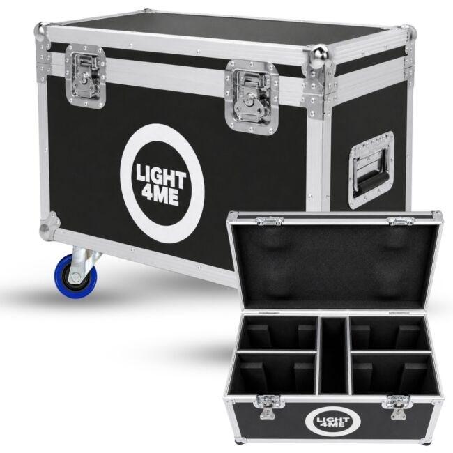 Flightcase til 4 moving heads - LIGHT4ME 100 Spot Ring 4‑i‑1 billede
