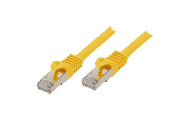 Netværkskabel Cat7 S/FTP - 50 m, gul (RJ-45 til RJ-45) billede