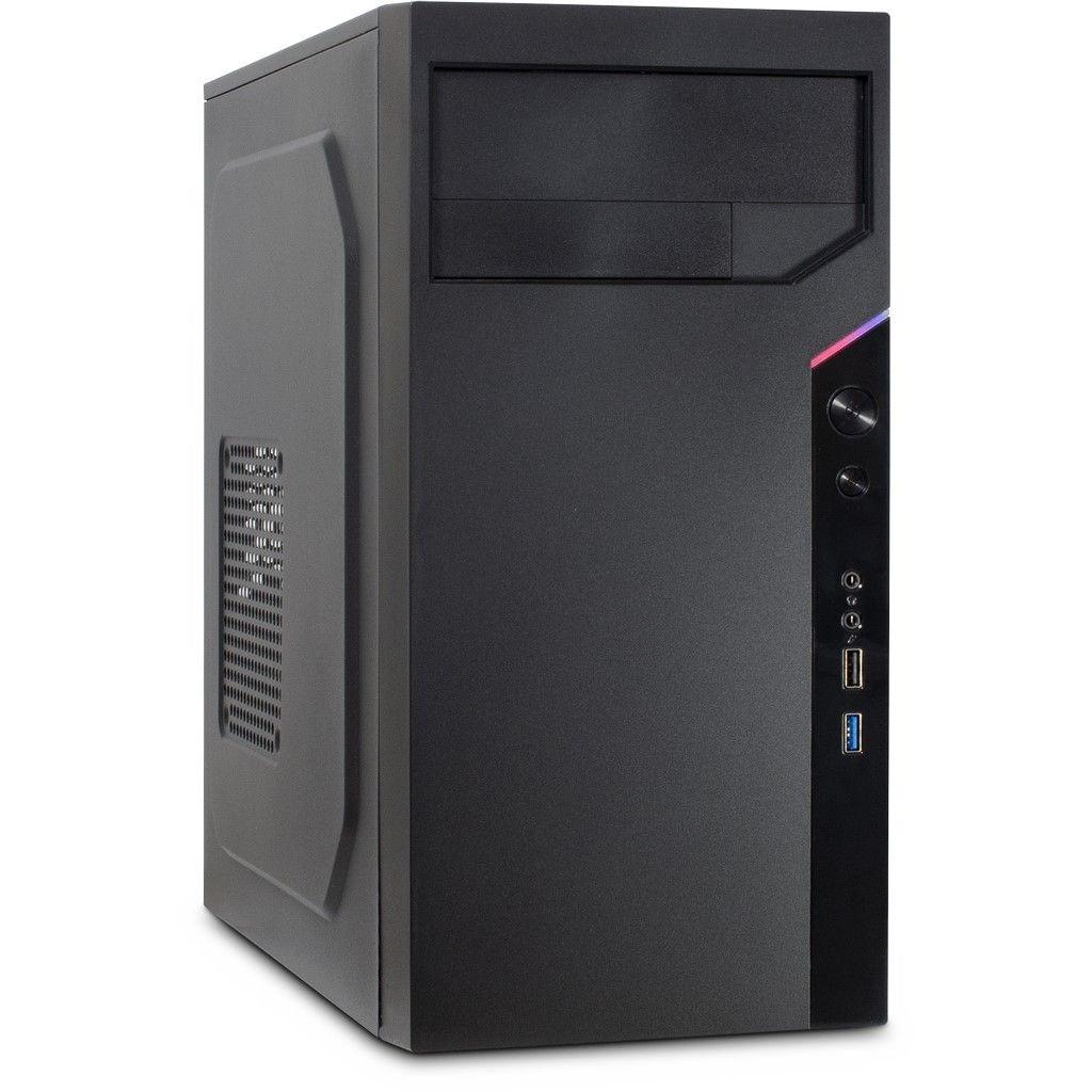 Inter-Tech IT-6505 Retro Micro Tower - sort pc-kabinet (micro ATX)