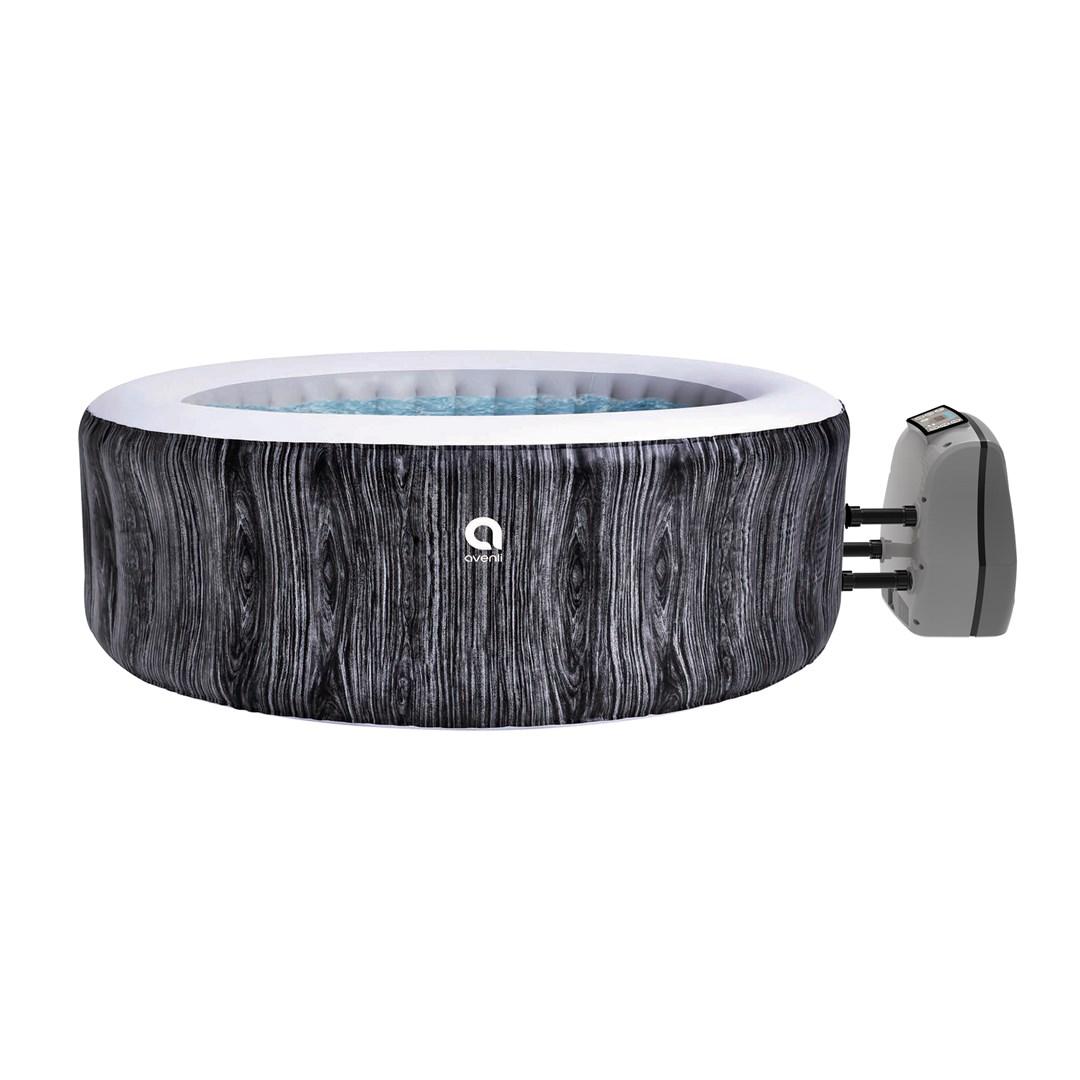 Oppusteligt spabad med hydromassage - AVENLI NICE, 6 personer, 204 × 70 cm billede