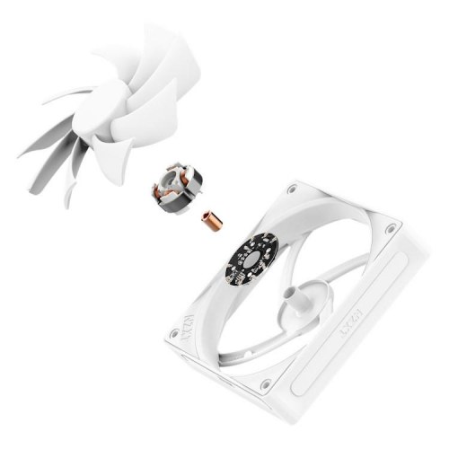 NZXT RF-Q12SF-W2 120 mm kabinetblæser - hvid, 4-pin PWM