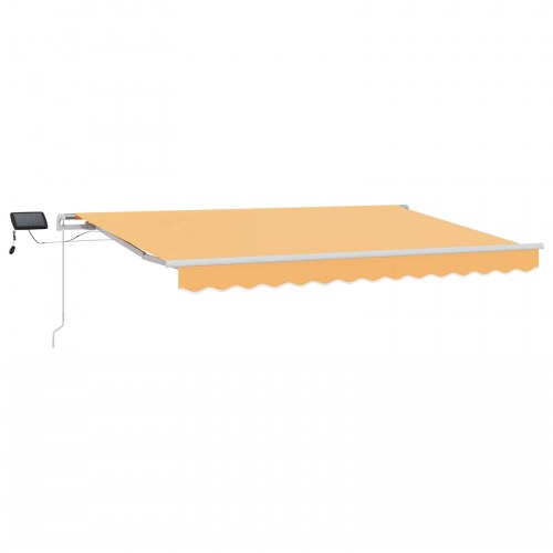 Udtrækkelig Markise Sandfarvet 400 × 300 cm Stof og stål
