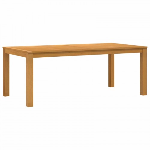 Spisebord 200 x 100 x 75 cm Massivt Eg Træ Naturfarvet