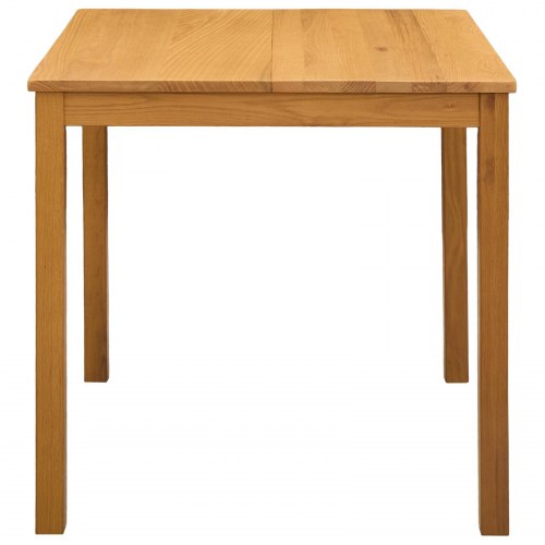 Spisebord 75 x 75 x 75,5 cm Massivt Eg Træ Naturfarvet