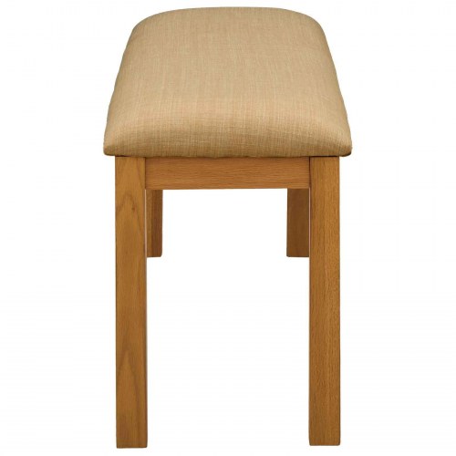 Spisebænk 95 x 32 x 45 cm Massivt Eg Træ Beige