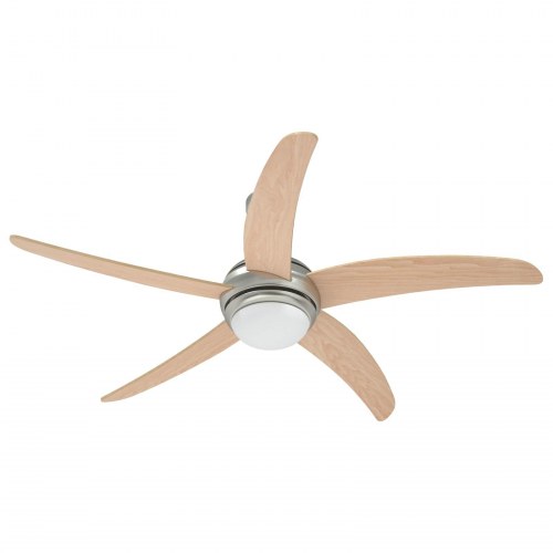 Loftfanne med lys Ø 130 cm Sonoma-eg