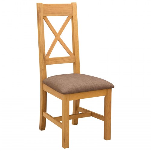 Spisestuestol 2 stk Massivt Eg Træ Grå 45 x 54 x 105 cm
