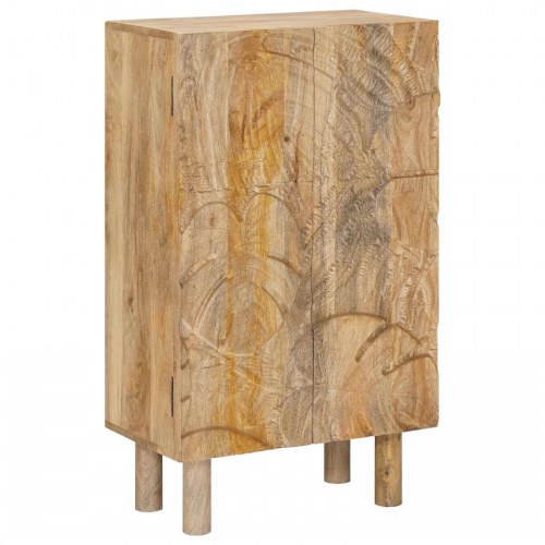 Highboard 53 x 30 x 90 cm Massivt Mango Træ og Ingeniørtræ
