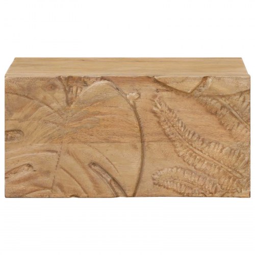 Håndlavet natbord Teakbrun 40 x 30 x 20 cm Massivt mangotræ