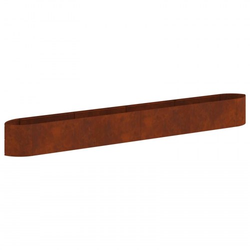 Hævet Havebed Cortenstål 380 x 40 x 40 cm Stål