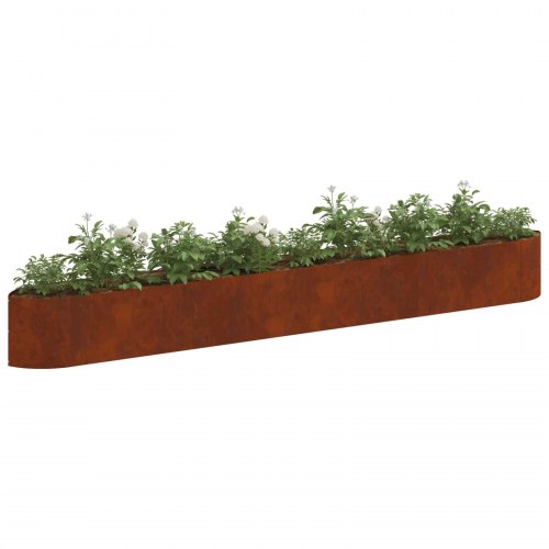 Hævet Havebed Cortenstål 380 x 40 x 40 cm Stål