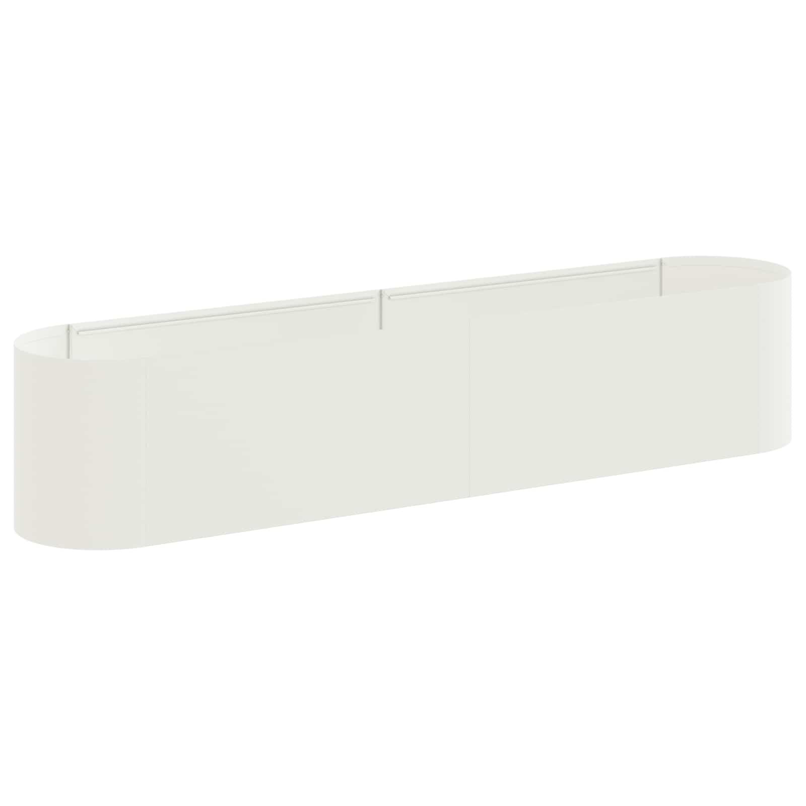 Hævet Havebed Hvid 200 x 40 x 40 cm
