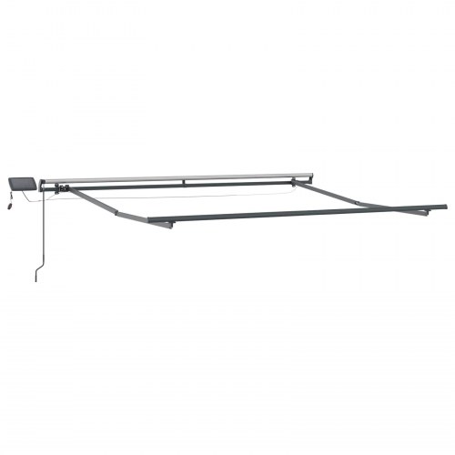 Udtrækkelig Markise Sandfarvet 600 × 350 cm Stof