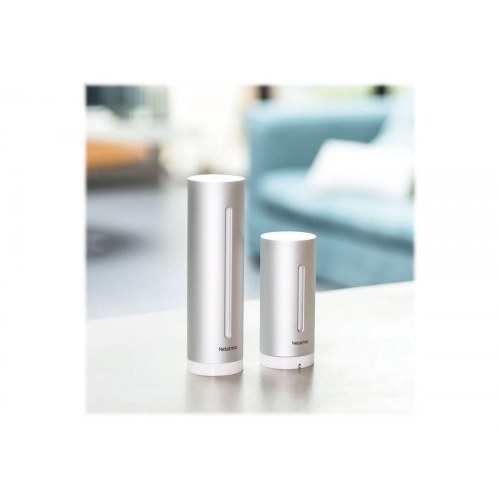 Netatmo Smart Home vejrstation - trådløs indendørs/udendørs, grå aluminium
