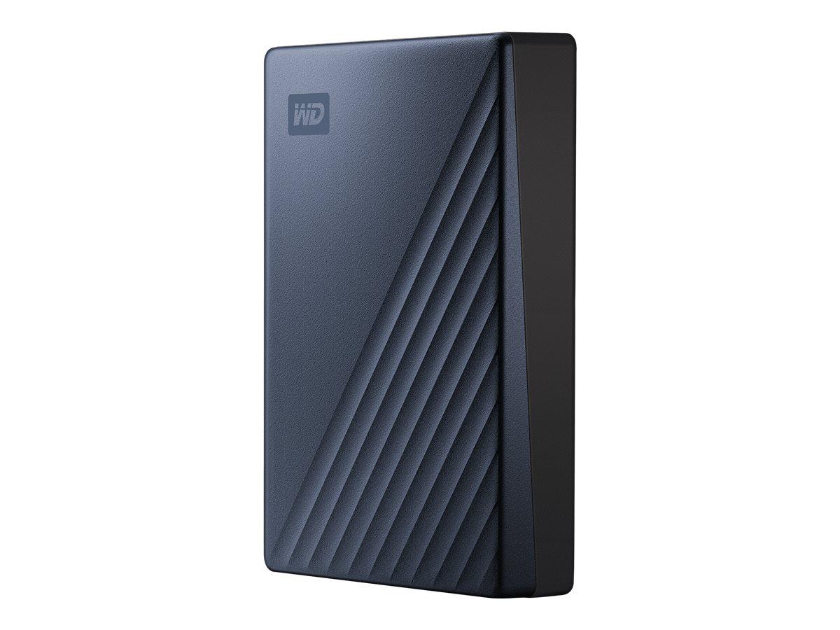 Western Digital My Passport Ultra 4 TB ekstern harddisk - USB 3.0/USB‑C - Blå