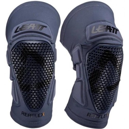 Leatt AirFlex/Reflex Pro knæbeskyttere - L, marineblå