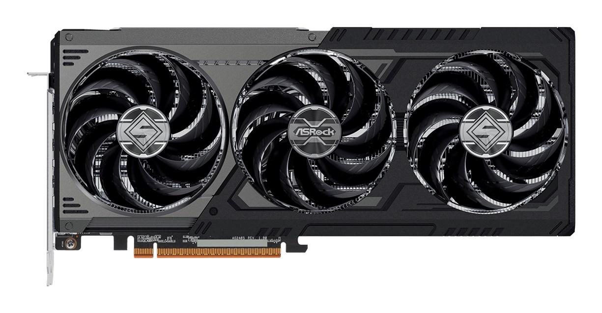 ASRock Radeon RX 9070 XT Steel Legend Dark 16 GB GDDR6 grafikkort