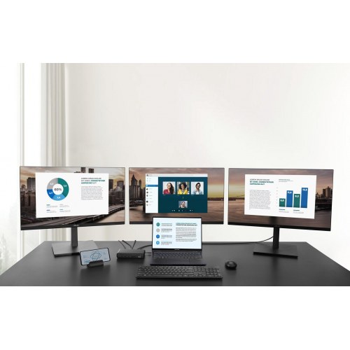 ASUS DC300 USB‑C dockingstation - Triple Display, USB 3.2 Gen 2, sort