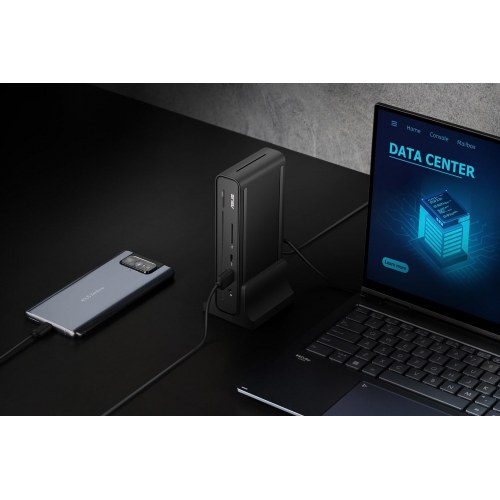 ASUS DC300 USB‑C dockingstation - Triple Display, USB 3.2 Gen 2, sort