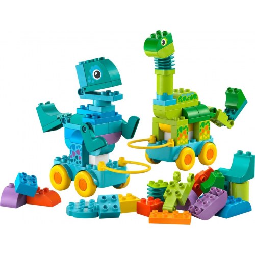 LEGO DUPLO 10451 - 3-i-1 Dinosaurer på hjul (108 dele)