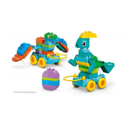 LEGO DUPLO 10451 - 3-i-1 Dinosaurer på hjul (108 dele)
