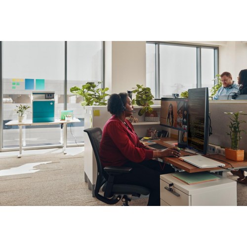 Poly Blackwire 3320 stereo headset til Microsoft Teams - USB‑C med USB‑A adapter