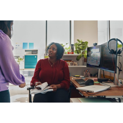 Poly Blackwire 3320 stereo headset til Microsoft Teams - USB‑C med USB‑A adapter