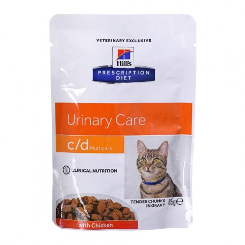 Hill's Prescription Diet c/d Multicare vådfoder til kat - kylling 85 g