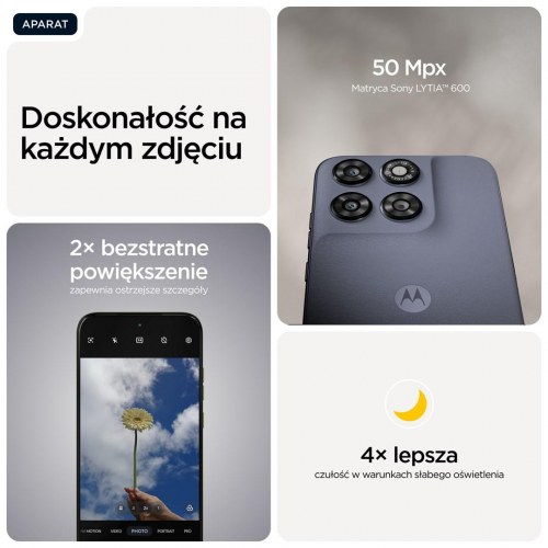 Motorola moto g67 6,8" 4/128 GB 5G - grå (PANTONE Arctic Seal)