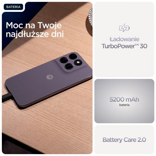Motorola moto g67 6,8" 4/128 GB 5G - grå (PANTONE Arctic Seal)